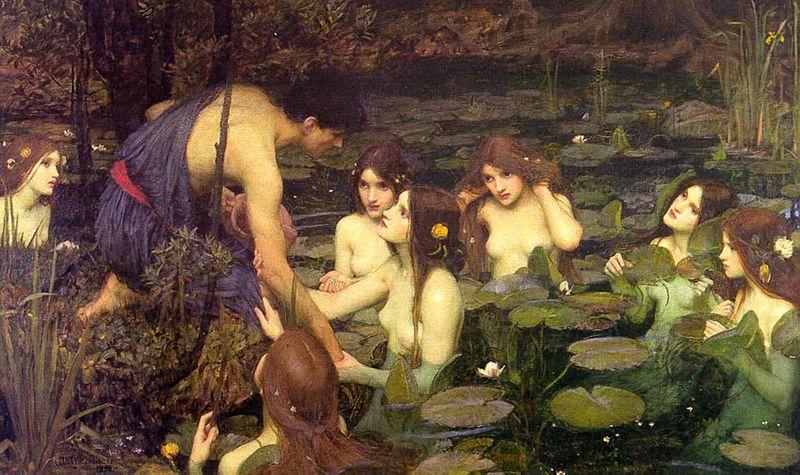 John William Waterhouse Hylas and the Nymphs china oil painting image